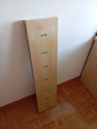 Balda Lack Ikea Madera Clara