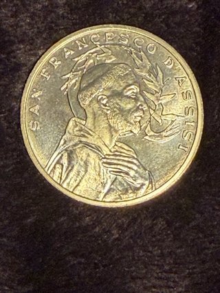 Monedas San Francisco de Asís