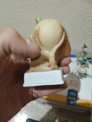 Figuras porcelana elefante y flores colección