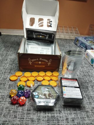Juego de mesa Dice Battle Kickstarter Edition