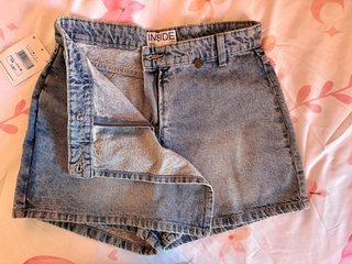 Falda pantalón vaquera INSIDE azul Talla M