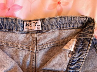 Falda pantalón vaquera INSIDE azul Talla M