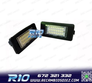 LUCES DE MATRÍCULA LED PARA SEAT - VOLKSWAGEN VW 02-16