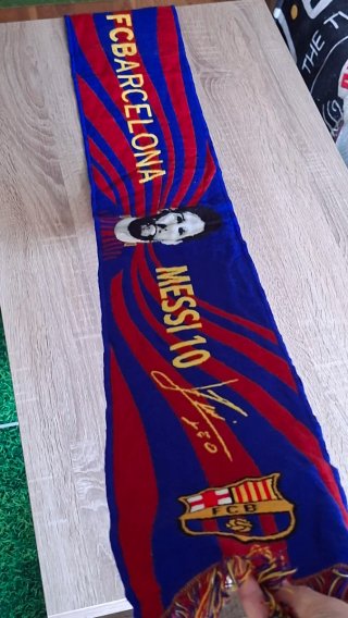 Bufanda FC Barcelona Leo Messi 10 Oficial