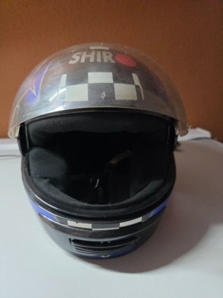 Casco Moto Integral SHIR G.Prix Azul Rojo