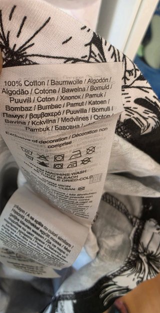 Camiseta manga corta floral sulf de algodón