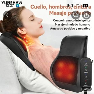 Masajeador Shiatsu YUNSHAW para espalda