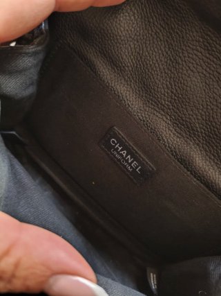 Bolso Chanel Negro Piel Acolchado