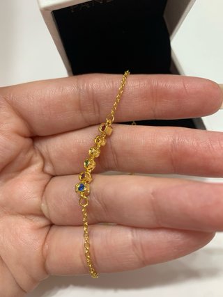 Pulsera Pandora Marvel Infinito dorada y colores