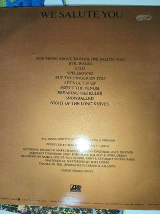 Vinilo AC/DC - For Those About to Rock