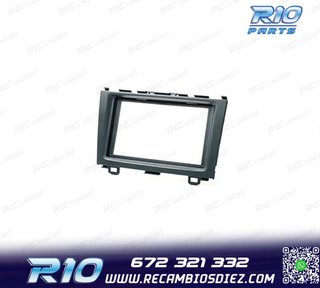 MARCO NEGRO RADIO 2-DIN PARA HONDA CR-V 07-11