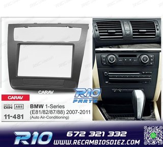 MARCO NEGRO RADIO 2-DIN BMW SERIE 1 E81 E82 E87 E88