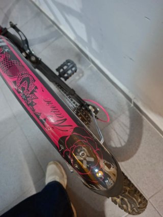 Bicicleta BTWIN niña/o rosa y negra