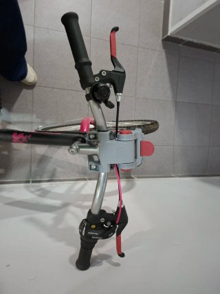 Bicicleta BTWIN niña/o rosa y negra