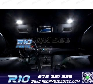 KIT 14 BOMBILLAS LED INTERIOR BMW SERIE 3 E46 SEDAN COUPE 32