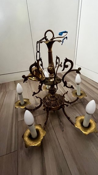 Lámpara de techo de bronce