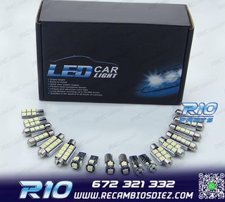 KIT 15 BOMBILLAS LED INTERIOR BMW E46 COUPE SEDAN 318I 325I