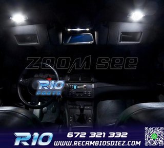 KIT 15 BOMBILLAS LED INTERIOR BMW E46 COUPE SEDAN 318I 325I