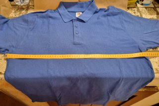 Polo Fruit of the Loom Uomo Blu Taglia XL
