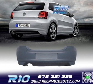 PARAGOLPES TRASERO VOLKSWAGEN VW POLO 6R 09-17 LOOK R