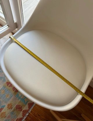 2 Silla Altas Estilo Nórdico color blanco y madera