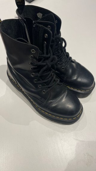 Botas Dr. Martens Plataforma Negras
