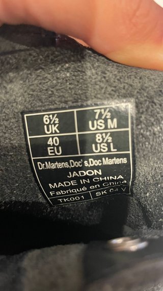 Botas Dr. Martens Plataforma Negras