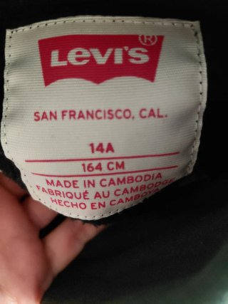 Sudadera Levi's Negra 164 cm