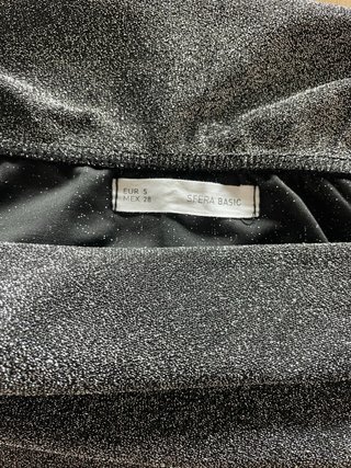 Top plateado brillante S Sfera – fiesta, noche