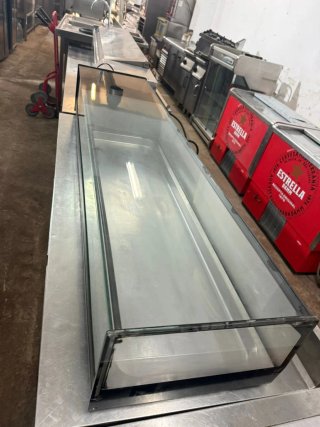 Mostrador refrigerado cristal