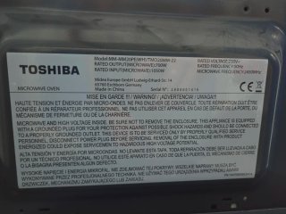 Microondas Toshiba Blanco