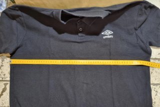 Polo Umbro Uomo Nero Taglia XL