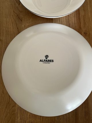 Vajilla Porcelana Blanca 12 pzas IDEALCASA