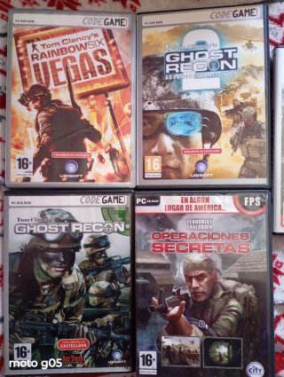 Lote 5 Juegos PC: Rainbow Six Vegas, Ghost Recon x