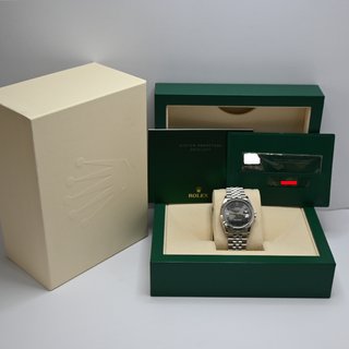 Rolex Datejust 36mm Acero Bisel Oro Blanco Wimbled