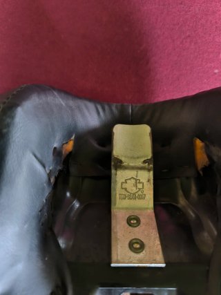 Asiento monoplaza Harley Davidson Sportster Negro
