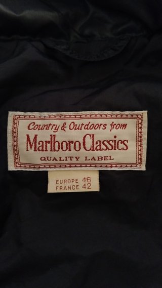 Giubbotto Marlboro Classics donna blu