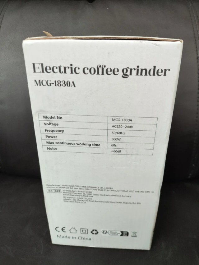 Molinillo de Café Eléctrico KYG Negro