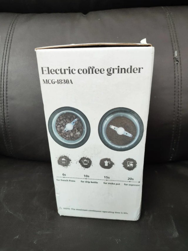 Molinillo de Café Eléctrico KYG Negro