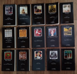 6€ x libro. Cátedra. Letras Hispánicas