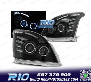 FAROS PARA TOYOTA LAND CRUISER FJ120 03-08 OJOS ANGEL FONDO