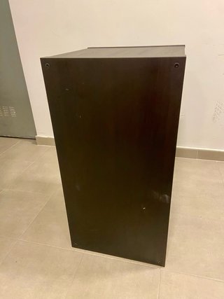 Estantería KALLAX IKEA negro - marrón