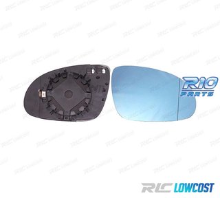 CRISTAL ESPEJO BASE DERECHO VOLKSWAGEN VW JETTA 05-10 AZUL