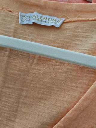 Vestido playero Valentina Naranja 4XL