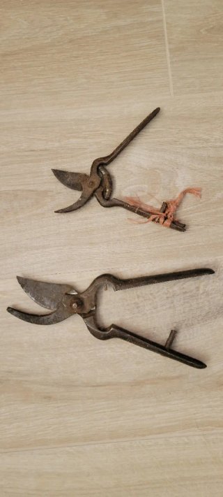 Tijeras de podar antiguas