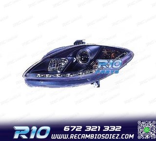 FAROS PARA SEAT TOLEDO LEON ALTEA 04-09 LUZ DIURNA REAL LED