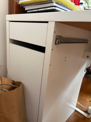 Escritorio IKEA Blanco 105cm con Cajonera