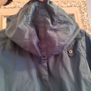 Magnífico Cortavientos Zara Azul Azafata