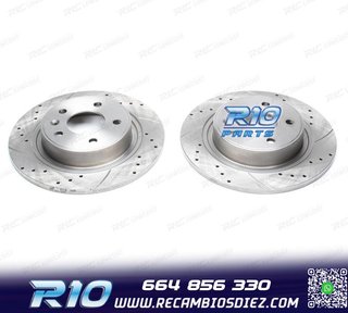 DISCOS DE FRENO PARA NISSAN PERFORADOS RANURADOS