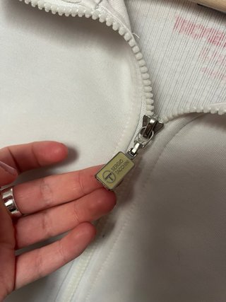 Sudadera Sergio Tacchini Blanca y Roja